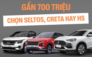 Chọn MG HS base hay Creta, Seltos ‘cận full’ tầm giá 700 triệu, bảng so sánh này cho thấy sự khác biệt rõ rệt giữa 3 xe