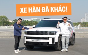 Hyundai Santa Fe 2027 lộ nội thất kh&ocirc;ng ngụy trang, sắp bỏ hộp số DCT v&agrave; thay đổi to&agrave;n diện thiết kế - Ảnh 1.