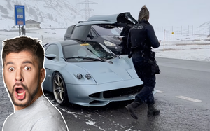 Lái Pagani Huayra trăm tỷ mà vi phạm thì cũng bị cảnh sát tịch thu xe như thường, tiền nộp phạt 'chuộc' xe có thể bằng mua siêu xe mới