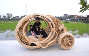 Làm xe gỗ theo thiết kế của AI, 9x chia sẻ: '3 tháng hoàn thiện, có chi tiết lấy cảm hứng từ đồng hồ cơ'
