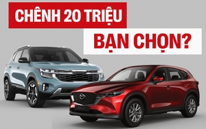 Chọn Kia Seltos Premium hay cố thêm 20 triệu lấy Mazda CX-5 cho to, rộng, bảng so sánh này sẽ cho thấy những thứ phải đánh đổi