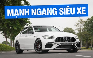 Mercedes-AMG C 63 S E Performance giá 4,9 tỷ đồng đầu tiên về Việt Nam: Mạnh ngang siêu xe, nhiều 'đồ chơi' khủng cho tín đồ tốc độ