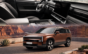Hyundai Santa Fe 2027 lộ th&ecirc;m nhiều thay đổi: Lần đầu c&oacute; cổng V2L, dễ l&agrave; EREV, thay hộp số mới - Ảnh 5.