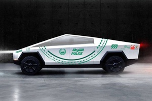Đội tuần tra toàn siêu xe của cảnh sát Dubai sẽ có thêm thành viên mới là Tesla Cybertruck