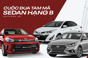 So sánh Kia Soluto, Hyundai Accent và Toyota Vios - Cuộc đua tam mã trên thị trường ô tô Việt Nam