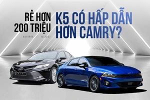 Kia K5 vs Toyota Camry: Xe Hàn rẻ, nhiều 'option', nhưng khó bán chạy hơn xe Nhật