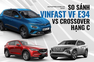 VinFast VF e34 đấu 2 crossover bán chạy nhất phân khúc: Xe điện rẻ hơn cả trăm triệu, option lấn lướt xe xăng
