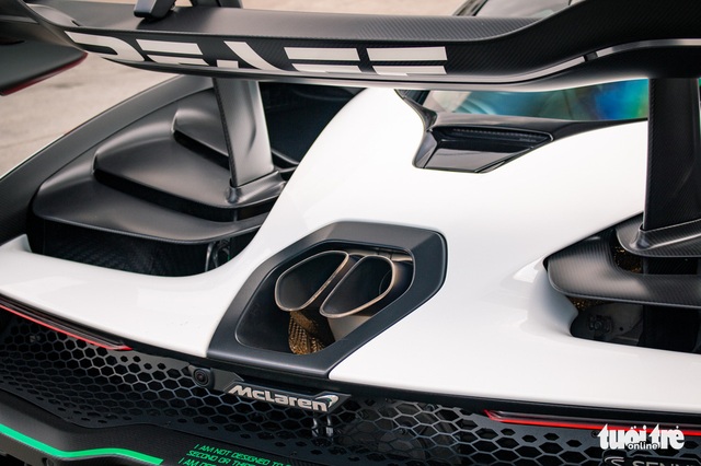 Chiêm ngưỡng McLaren Senna thứ hai về Việt Nam: Giá hàng chục tỉ đồng, khoác bộ áo đặc biệt - Ảnh 9.