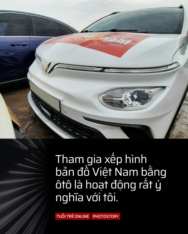 Thầy giáo Lâm Đồng lái VinFast VF e34 xuyên Việt: Chi phí rẻ hơn xe xăng - Ảnh 4.