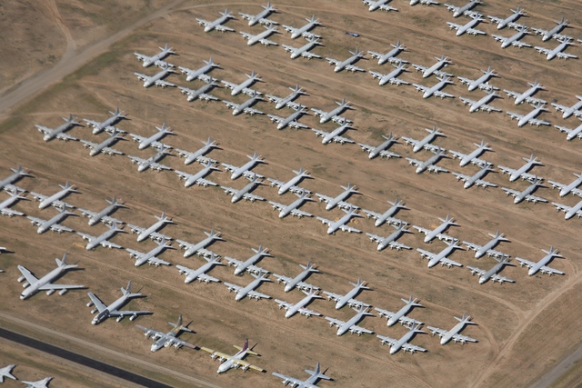 Tham quan bãi đỗ của gần 4.000 chiếc máy bay nghỉ hưu  - Ảnh 4.