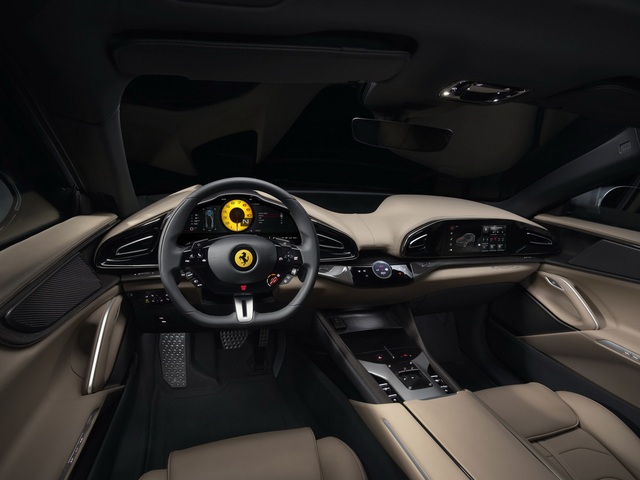 Ferrari ra mắt SUV đầu tiên Purosangue: Cửa mở kiểu Rolls-Royce, 4 ghế đơn, táp lô tách đôi - Ảnh 11.