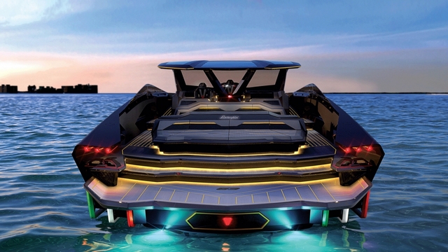 Cận cảnh siêu du thuyền Tecomar Lamborghini 63 4.000 mã lực - Ảnh 12.