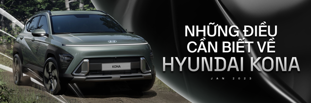 Hyundai Kona 2023 lần đầu được bắt gặp trên đường: Đèn hậu buổi tối dễ liên tưởng tới Porsche - Ảnh 3.