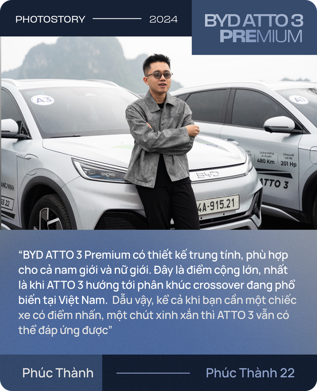 KOL ngành xe: "BYD ATTO 3 Premium vận hành có thể vượt cả công bố, tính năng sạc ngoài quá tiện dụng"- Ảnh 1. KOL ngành xe: "BYD ATTO 3 Premium vận hành có thể vượt cả công bố, tính năng sạc ngoài quá tiện dụng"- Ảnh 1.