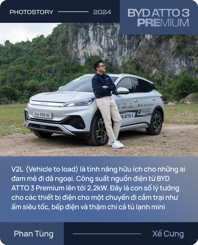 KOL ngành xe: "BYD ATTO 3 Premium vận hành có thể vượt cả công bố, tính năng sạc ngoài quá tiện dụng"- Ảnh 10. KOL ngành xe: "BYD ATTO 3 Premium vận hành có thể vượt cả công bố, tính năng sạc ngoài quá tiện dụng"- Ảnh 10.