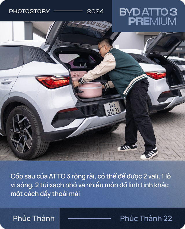 KOL ngành xe: "BYD ATTO 3 Premium vận hành có thể vượt cả công bố, tính năng sạc ngoài quá tiện dụng"- Ảnh 3. KOL ngành xe: "BYD ATTO 3 Premium vận hành có thể vượt cả công bố, tính năng sạc ngoài quá tiện dụng"- Ảnh 3.