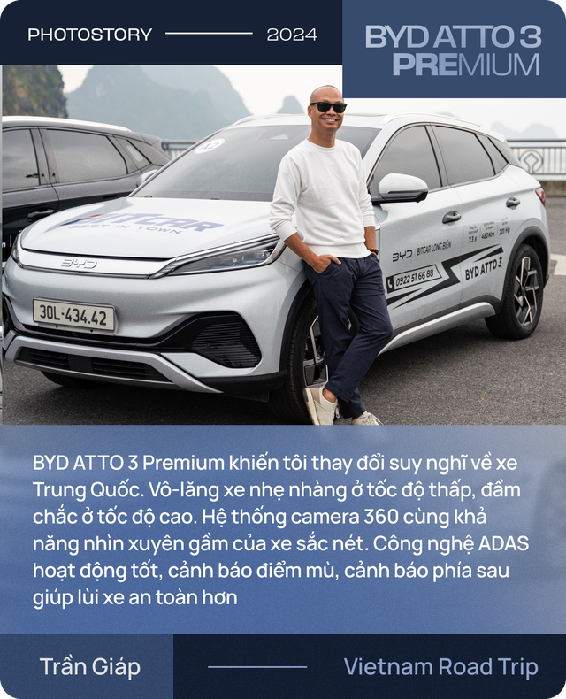 KOL ngành xe: "BYD ATTO 3 Premium vận hành có thể vượt cả công bố, tính năng sạc ngoài quá tiện dụng"- Ảnh 5. KOL ngành xe: "BYD ATTO 3 Premium vận hành có thể vượt cả công bố, tính năng sạc ngoài quá tiện dụng"- Ảnh 5.
