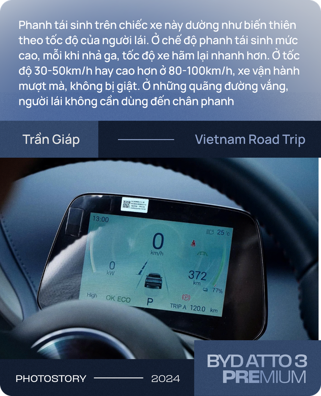 KOL ngành xe: "BYD ATTO 3 Premium vận hành có thể vượt cả công bố, tính năng sạc ngoài quá tiện dụng"- Ảnh 6. KOL ngành xe: "BYD ATTO 3 Premium vận hành có thể vượt cả công bố, tính năng sạc ngoài quá tiện dụng"- Ảnh 6.