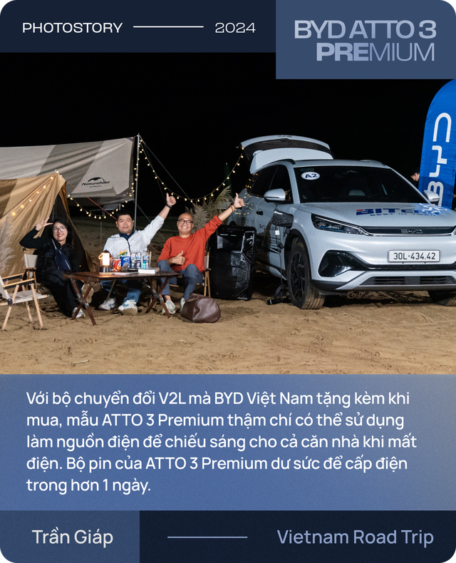 KOL ngành xe: "BYD ATTO 3 Premium vận hành có thể vượt cả công bố, tính năng sạc ngoài quá tiện dụng"- Ảnh 7. KOL ngành xe: "BYD ATTO 3 Premium vận hành có thể vượt cả công bố, tính năng sạc ngoài quá tiện dụng"- Ảnh 7.