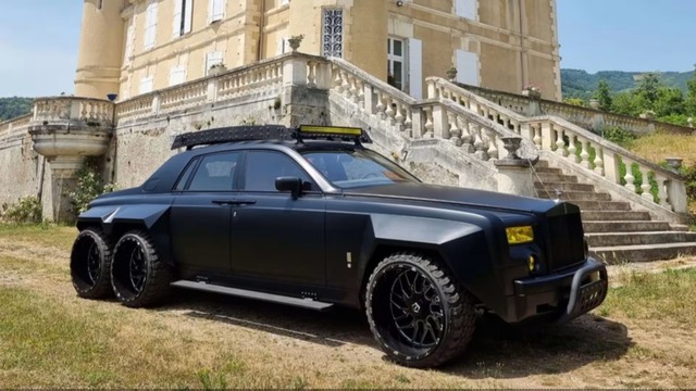 Rolls-Royce Phantom độ 6 bánh off-road siêu khủng - Ảnh 4.