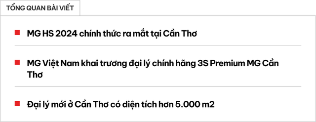 MG HS 2024 tiếp tục tour ra mắt Việt Nam, nỗ lực lấy thêm thị phần từ Mazda CX-5 - Ảnh 1.