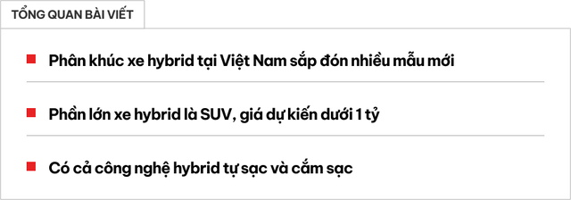 Xe mới ồ ạt lên lịch về Việt Nam và đây là những mẫu vừa tiết kiệm xăng, vừa không lo trạm sạc - Ảnh 1.