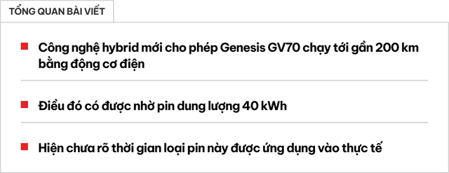 Xe hybrid chạy Hà Nội - Hạ Long không tốn một giọt xăng là có thật: Đi 200km chỉ dùng điện, cắm sạc được nếu cần- Ảnh 1.