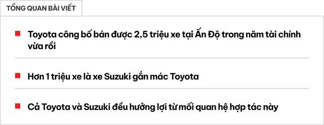 Trong gần 250.000 xe Toyota bán ra thì một nửa… mượn từ Suzuki, có mẫu từng nằm trong nhóm bán ít nhất Việt Nam- Ảnh 1.