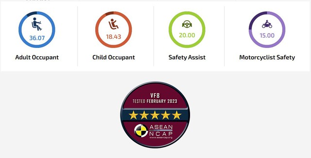 VinFast thắng lớn tại giải thưởng ASEAN NCAP: Giành được 5/6 hạng mục, phanh khẩn cấp và bảo vệ trẻ em đạt điểm ấn tượng- Ảnh 4.