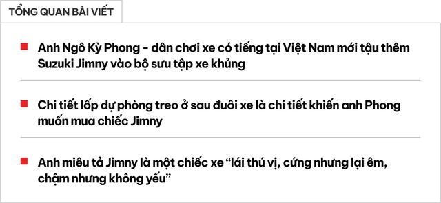 Dân chơi Việt từng mang Land Cruiser sang Mông Cổ mua thêm Suzuki Jimny: 'Xe lái hay, chậm nhưng không yếu' - Ảnh 1.