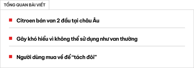 Mẫu xe van này có hẳn tuỳ chọn 2 đầu gây khó hiểu, giá quy đổi tới hơn 1,1 tỷ đồng- Ảnh 1.