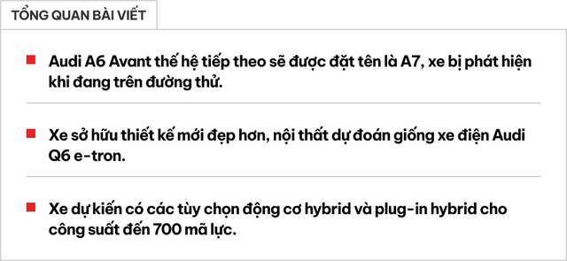 Dành số chẵn cho xe điện, Audi A6 mới đổi tên thành Audi A7, có bản mạnh nhất lịch sử- Ảnh 1.