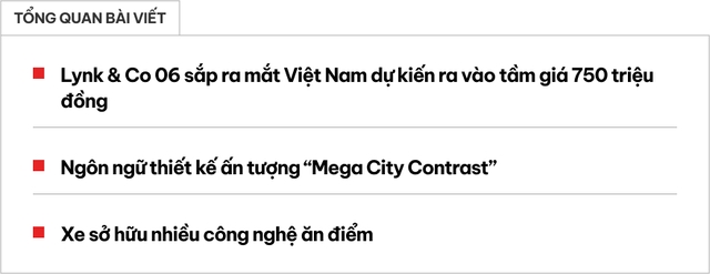 Hé lộ nội, ngoại thất Lynk & Co 06 sắp ra mắt Việt Nam: Dáng thời trang, màu sơn độc lạ, thiết kế cho người trẻ mê lái- Ảnh 1.