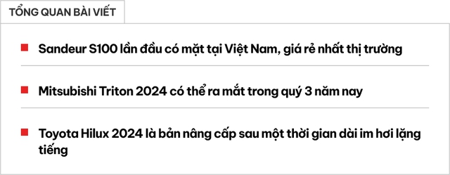 Nhiều bán tải mới ra mắt Việt Nam năm nay đấu Ranger: Triton 2024 lột xác, có mẫu lần đầu xuất hiện, giá dưới 500 triệu đồng- Ảnh 1.