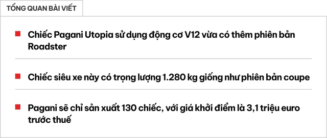 Đại gia Việt dễ 'xiêu lòng' trước siêu phẩm này: Siêu xe mui trần vẫn mạnh 852 mã lực như bản coupe, giá quy đổi 85 tỷ, sở hữu cực khó vì chỉ có 130 chiếc- Ảnh 1.