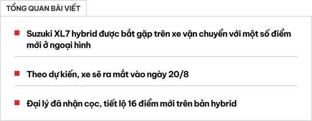Suzuki XL7 hybrid lộ diện trước ngày ra mắt Việt Nam: Màu mới, dễ thêm ga tự động, CarPlay không dây, cạnh tranh Xpander- Ảnh 1.