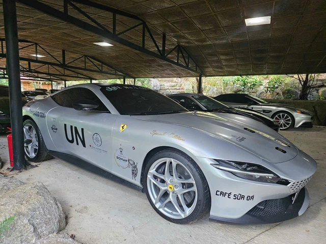 Loạt Ferrari của ông Đặng Lê Nguyên Vũ lộ ảnh lên tem chuẩn bị tham gia Gumball 3000, CĐM nhận xét: 'Vẫn thiếu nhiều siêu phẩm'- Ảnh 11.