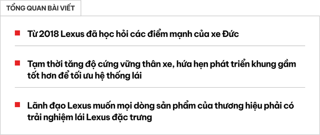 Học hỏi xe Đức, Lexus tăng độ cứng thân xe để cải thiện cảm giác lái- Ảnh 1.