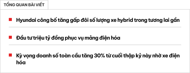 Hyundai chơi lớn, đầu tư hơn 2 triệu tỷ đồng làm xe điện hóa, tính bán hơn 5,5 triệu xe/năm- Ảnh 1.