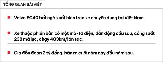 Volvo EC40 lộ diện tại Việt Nam: Giá đồn đoán 2 tỷ đồng, chạy điện hơn 480km/sạc, dễ ra mắt cuối năm nay- Ảnh 1.