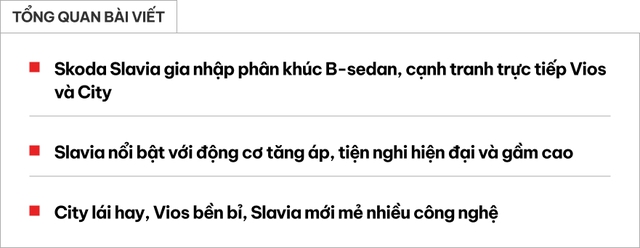 Dưới 600 triệu chọn sedan hạng B: Skoda Slavia đấu ‘xanh chín’ với Vios, City về trang bị- Ảnh 1. Dưới 600 triệu chọn sedan hạng B: Skoda Slavia đấu ‘xanh chín’ với Vios, City về trang bị- Ảnh 1.