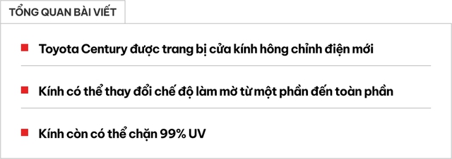 Công nghệ kính mới này giúp chủ xe Toyota khỏi sợ nhìn trộm vào bên trong mà không cần che rèm- Ảnh 1. Công nghệ kính mới này giúp chủ xe Toyota khỏi sợ nhìn trộm vào bên trong mà không cần che rèm- Ảnh 1.