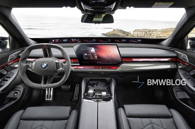 BMW 5 Series 2025 vừa ra mắt Việt Nam thì bản mới hơn đã lộ diện trên đường với thiết kế mặt trước lột xác hoàn toàn- Ảnh 5. BMW 5 Series 2025 vừa ra mắt Việt Nam thì bản mới hơn đã lộ diện trên đường với thiết kế mặt trước lột xác hoàn toàn- Ảnh 5.
