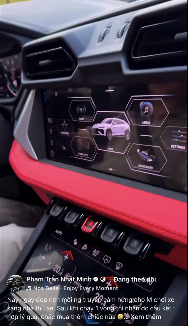 Minh Nhựa lần đầu công khai Lamborghini Urus SE hơn 15 tỷ đồng: Mời ‘ông trùm’ ngành nhựa lái thử và nhận câu chốt gây ngỡ ngàng- Ảnh 5. Minh Nhựa lần đầu công khai Lamborghini Urus SE hơn 15 tỷ đồng: Mời ‘ông trùm’ ngành nhựa lái thử và nhận câu chốt gây ngỡ ngàng- Ảnh 5.