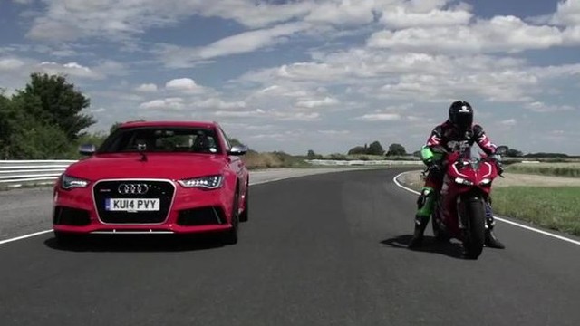 Ducati 1199 Panigale R "chọi" Audi RS6: Hai bánh lên ngôi