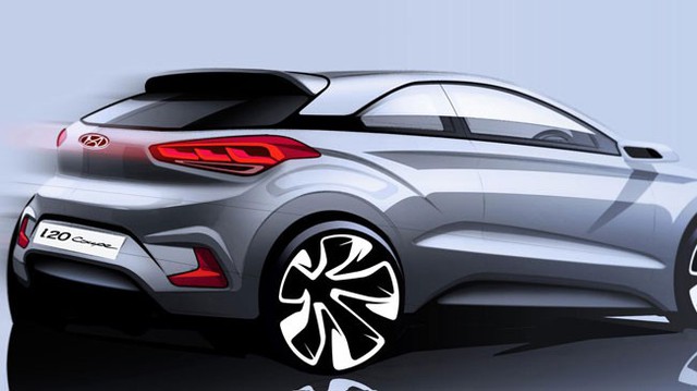 Hình ảnh đầu tiên của Hyundai i20 Coupe thể thao hơn