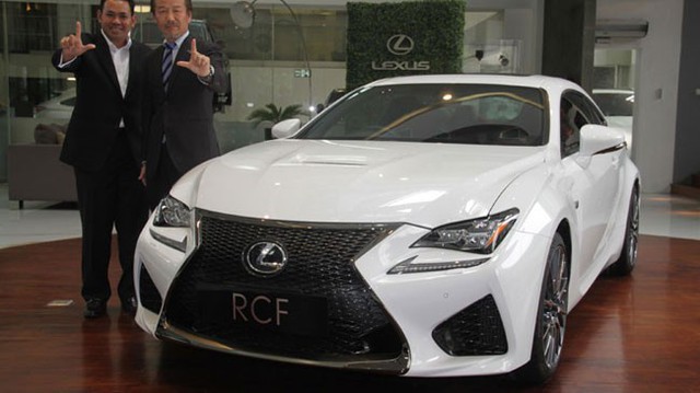 Xe thể thao hạng sang Lexus RC F cập bến Đông Nam Á