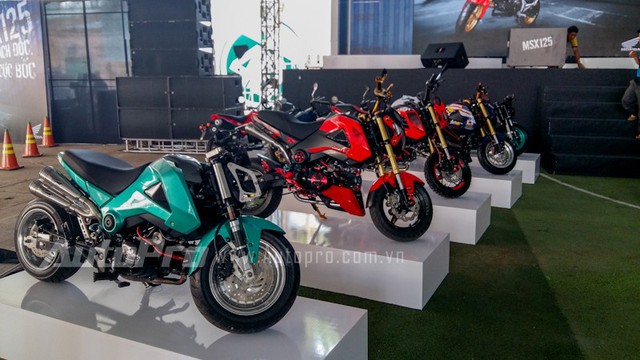Chi tiết dàn Honda MSX 125 độ ấn tượng tại Sài Gòn