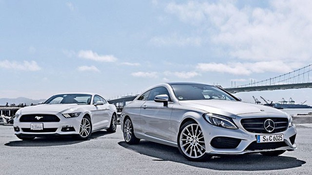 Mercedes-Benz C-Class Coupe 2016 bất ngờ lộ diện trần trụi