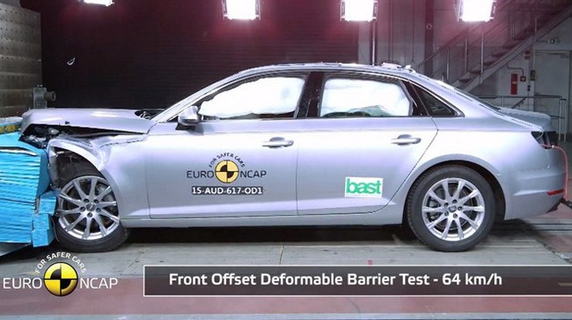 Xế sang Audi A4 nhận điểm an toàn tối đa của Euro NCAP